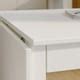 Näsinge gateleg table with storage, white, 48/104/159x85 cm (187/8/41 ...