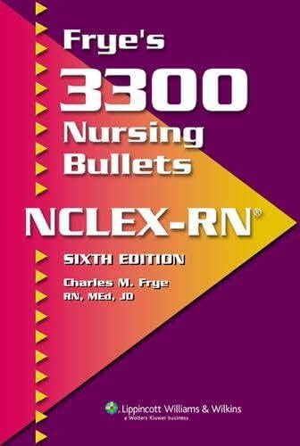 Buy Frye's 3300 Nursing Bullets for NCLEX-RN Book Online at Low Prices ...