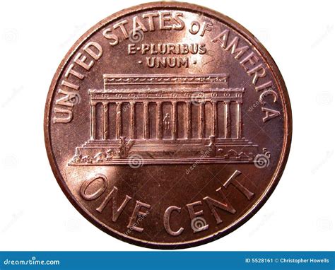 One cent coin stock image. Image of american, america - 5528161