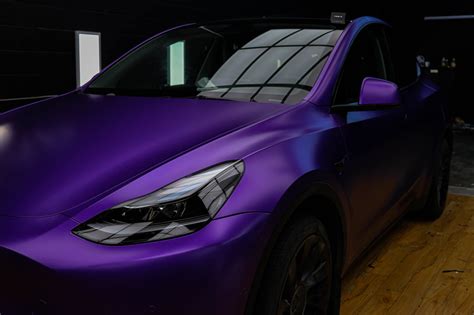 Tesla Model Y Matte metallic purple | Twiisted Wrap