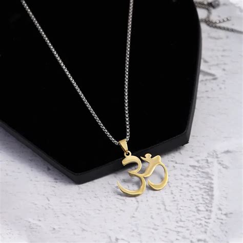 "OM" Spiritual Pendant Chain | Salty – Salty Accessories