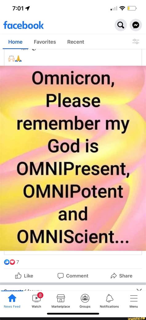 Omniscient Omnipotent Omnipresent