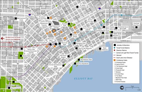 Printable Seattle Map
