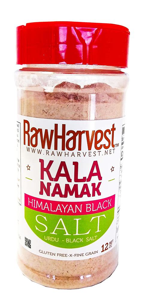 Buy Raw Garden Kala Namak (Himalayan Black Salt) X- Fine 12 Oz Easy-To ...