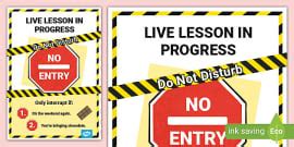 Do Not Disturb Sign (teacher made) - Twinkl