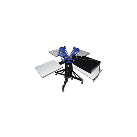 ScreenPrinting New 3 Color 4 Station Screen Printing Machine Screen ...