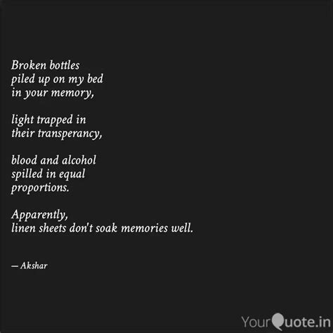 Broken bottles piled up o... | Quotes & Writings by Aditya Kurdekar ...
