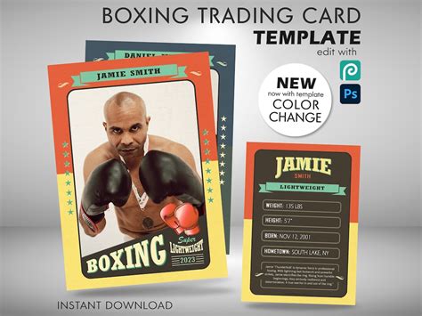 Boxing Match Card 的图像结果