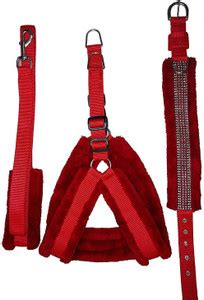 Yucky Soft Handle Feather Adjustable Nylon Body Belt Strong all Breeds ...