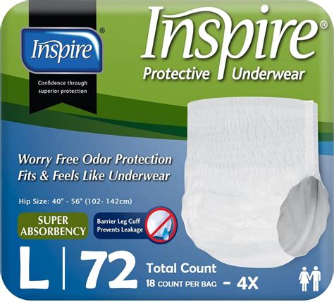 Amazon.com: Inspire Adult Diapers Women or Men - MAX Absorbency | Our ...