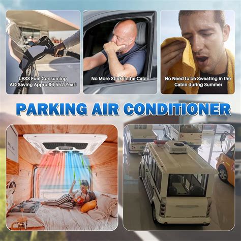 Mieligo RV Rooftop Air Conditioner w/Heat 24 Volt, Campervan India | Ubuy