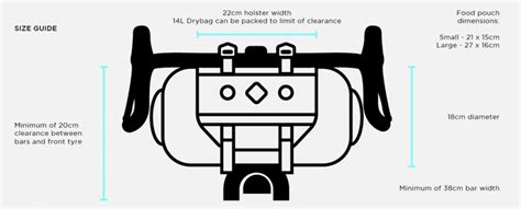 Restrap Handlebar Bag-Black/Orange (Small)