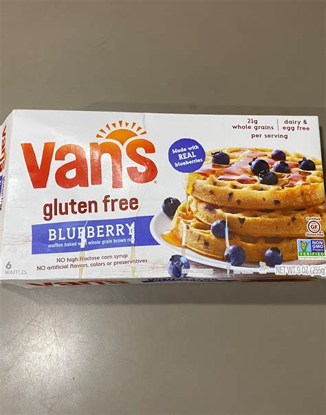 Van's Gluten Free Blueberry Waffles - The Gluten Free Mentor