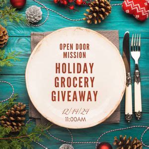 Holiday Grocery Giveaway, The Tioga County Open Door Mission, Owego, 14 ...