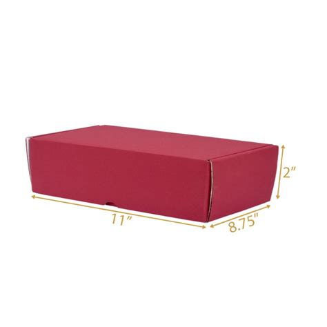 Red Mailer Box - 11x8.75x2 | Red Boxes