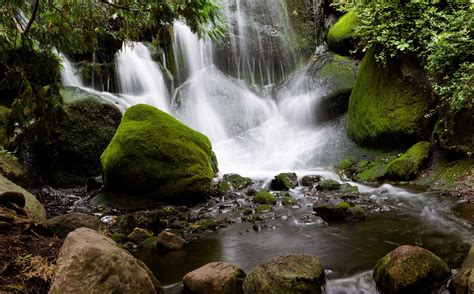 Waterfall On Rocks at Ellen Hannan blog