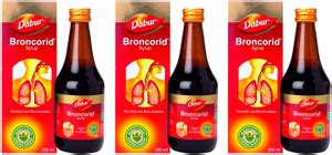 Dabur Broncorid Syrup 200ML for Bronchitis Price in India - Buy Dabur ...