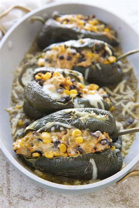 Stuffed Poblano Peppers | Recipe Cart | Recipe Cart