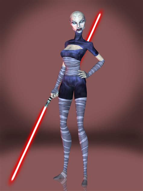 Asajj Ventress - Star Wars 3D Model by rotomu