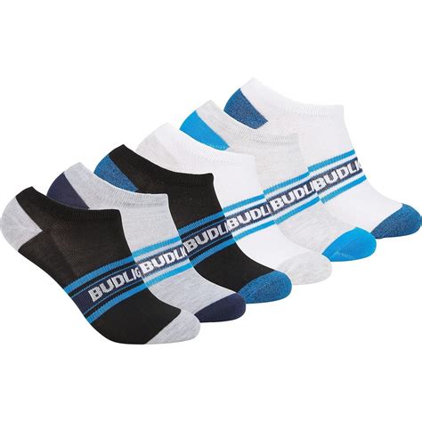 Bud Light Logos Women's Athletic No-Show Socks 6-Pair Multipack