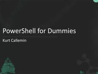 Image result for What Is Windows PowerShell For Dummies