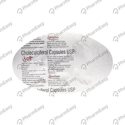 Sd3 60000 IU Softgel Capsule (4): Uses, Side Effects, Price & Dosage ...