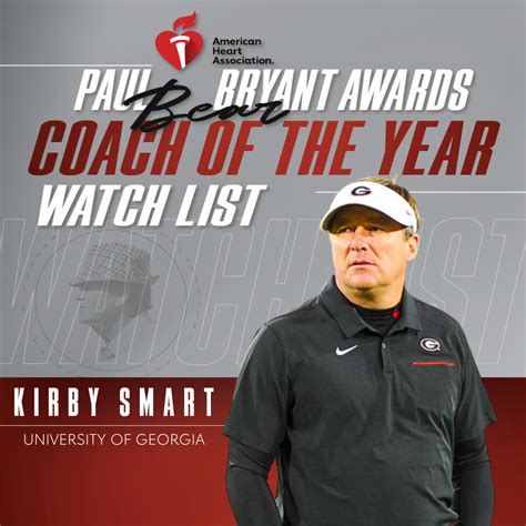 Photo | Kirby Smart - University of Georgia | American Heart Association
