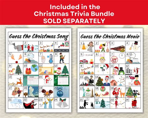 Christmas Song Trivia, Christmas Party Game, Fun Christmas Games ...
