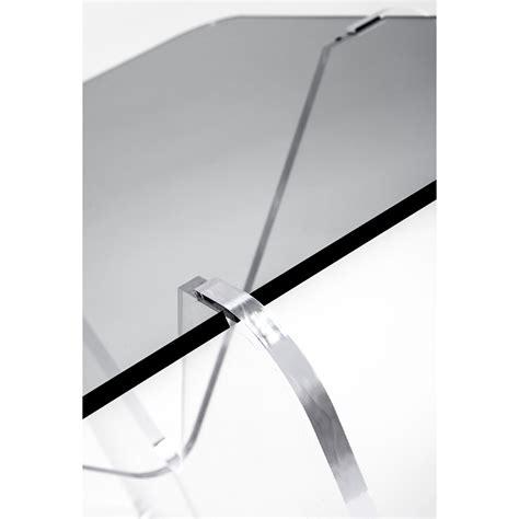 Modern Square Design Coffee Table in Plexiglass