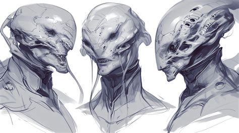 Image result for Alien Drawing Reference