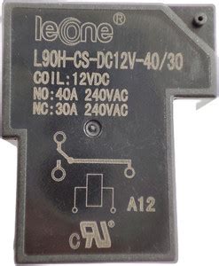 Yantram LEONE RELAY L90H-CS-DC12V-40/30,DC 12V COPPER PCB MOUNT RELAY ...