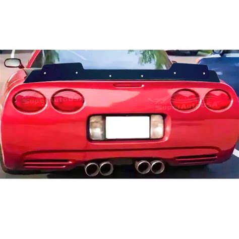 Fit 1997-2004 Chevrolet Corvette C5 ZR1 Style Extended Rear Trunk Wing | SuperAutoUSA
