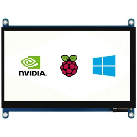 Buy Waveshare 7-inch Capacitive Touch Display QLED 1024x600 Display ...