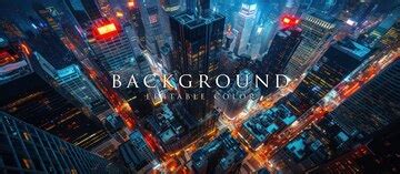 High angle portrait of night view of downtown | Premium Photo