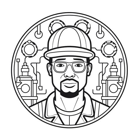 Engineer Coloring Pages 的图像结果