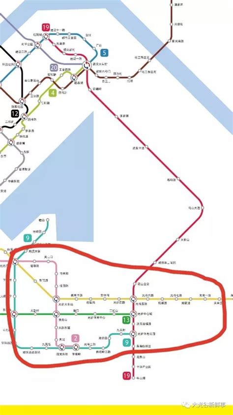 武汉地铁9号线线路出炉 初步规划经过这些地方_大楚网_腾讯网