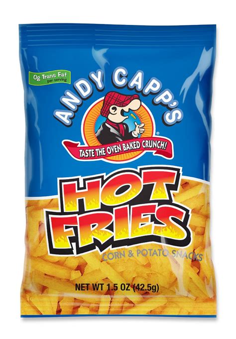 Andy Capp Hot Fries, 1.5 oz Each, 48 Bags Total