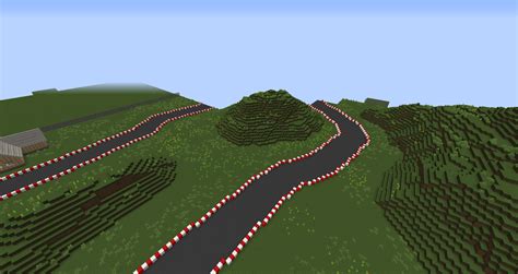 go cart track Minecraft Map