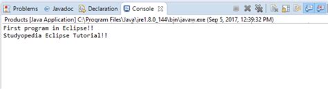 Image result for Running First Java Program with Eclipse Mac