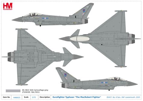Eurofighter Typhoon “The MacRobert Fighter” ZK427, No. 6 Sqn., RAF ...
