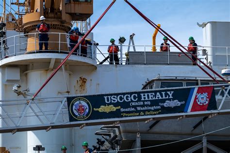 U.S. Coast Guard Cutter Healy departs Seattle for months-long Arctic ...