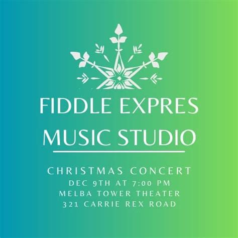 Fiddle Express Music Studio Concert , Tower Theater Friends Center ...
