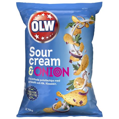 Olw Sourcreme&Onion Chips 175g | ForSea