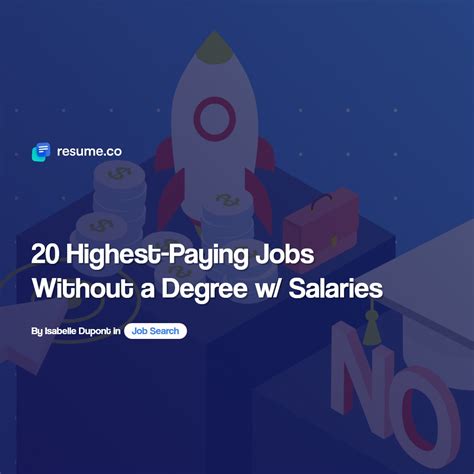 20 Highest-Paying Jobs Without a Degree w/ Salaries