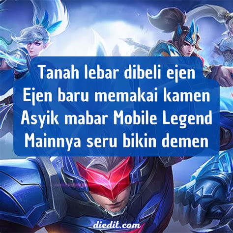 15 Pantun Mobile Legend Kocak Seru Ngetop | diedit.com