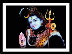 Lord Shiva / Shiv Shankar / Bhole Nath HD Wall Multicolor Poster Photo ...