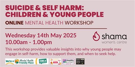 Online Workshop: Suicide & Self-Harm within Children & Young People ...