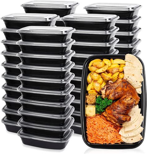 Amazon.com: DEKAVA 50 Pack 32 oz Meal Prep Container, Food Storage ...