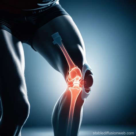 MRI Image of Knee with Torn ACL | Stable Diffusion Online