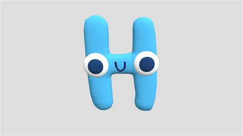Spanish H (Spanish Alphabet Lore) - Download Free 3D model by ...